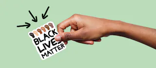 Black Lives Matter sticker