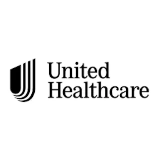 Logo of United Healthcare featuring a stylized shield design to the left of the company name in black text on a white background.