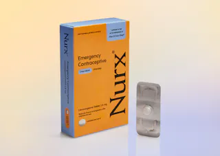Nurx Emergency Contraception Levonorgestrel Tablet, 1.5 mg packaging