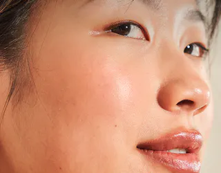 Women with glowing skin