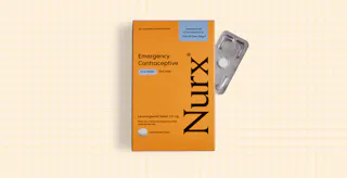 Nurx Emergency Contraception Levonorgestrel Tablet, 1.5 mg packaging