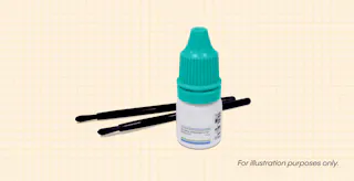 Generic eyelash growth serum with note 