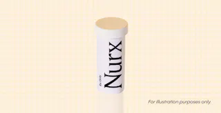 Generic Nurx RX only pill bottle with note 